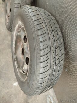 Predám sadu kolies 5x100 R14 165/70 R14 4.9mm - 6