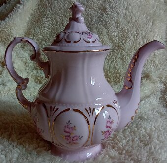 Kanvica na Kávu - Ružový Porcelán - 6