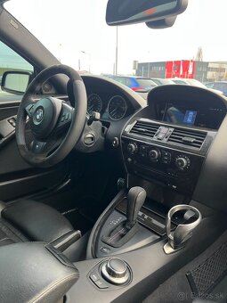 BMW 650i e63 270kw M6 packet Max výbava All Black - 6