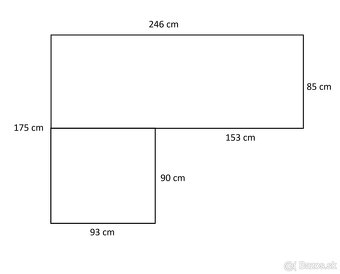 Rohová rozkladacia sedačka modrošedá - 6