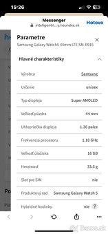 Samsung Galaxy Watch5 44mm LTE - 6