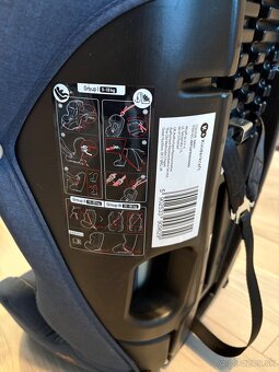 Predám KINDERKRAFT Autosedačka SAFETY-FIX Isofix Navy 9-36 k - 6