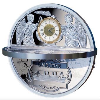 zlato striebro minca titanic legenda 3D 2022 proof - 6