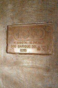 Potravinárske sudy na víno ROTO - 100l a 50l. - 6