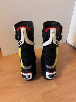 Predám moto čižmy Sidi MAG1 – Fluorescent Yellow, veľkosť 43 - 6