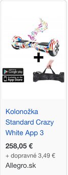 Hoverboard ako nový - 6