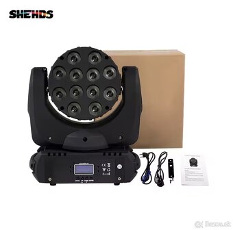 2x Rotačná hlava SHEHDS 12x12W - 6