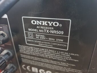 Predam Onkyo AV receiver TX-NR509 -370W + Sony DVP NS32DVD - 6