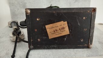 Starý orig.telefon na kliku(2 kliky) velký těžký - 6