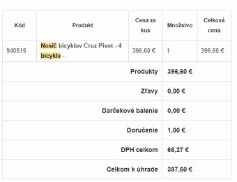 Nosič na 4 bicykle - 6