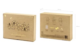 Adventný kalendár domčeky 24ks - 6