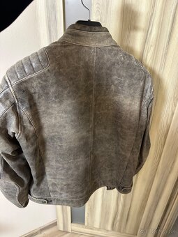 Motorkárska bunda z byvolej kože - 6