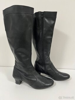 👢 Elegantné Vysoké Kožené Čižmy CLARKS MENDIP - Veľkosť 41 - 6