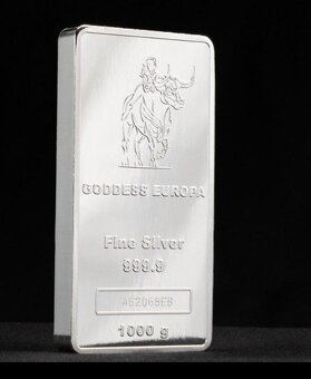 Investičné striebro, tehličky 1 kg. - 6