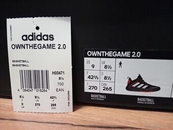 Adidas sneakersy Ownthegame 2.0 čierne - 6