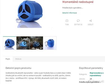 BLUETOOTH REPRODUKTOR - 6