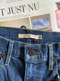 Levi’s Mile High Super Skinny W25 L30 džínsy XS Levis Levi - 6