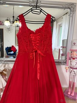 Červené šaty L/40 - 6