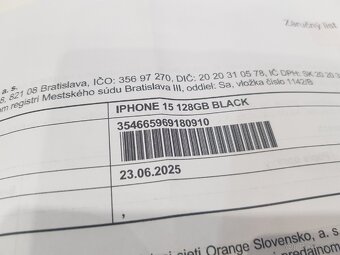 iPhone 15 Black NOVÉ - 6