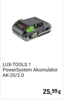 Aku naradie- sada LUX TOOLS - 6