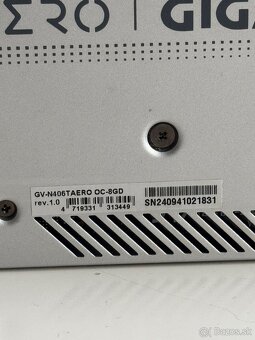 Gigabyte GeForce RTX 4060 Ti AERO OC - 8GB - 6