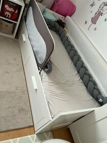 Rozkladacia postel Ikea Brimnes + 2 matrace - 6