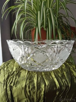 Krištáľová misa 1970, Bohemia crystal - 6