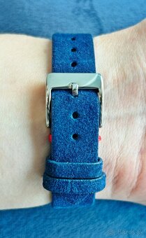 Československé mechanické vintage retro hodinky PRIM Modré z - 6