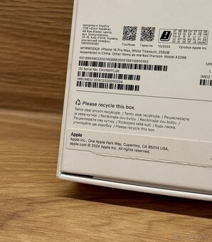 iPhone 16 Pro Max 256GB White Titanium - 6