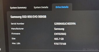 Samsung SSD 850 EVO 500GB - 6