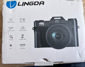Fotoaparát Lingda 4 K ultra , videokamera - 6