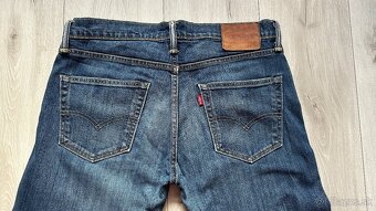 Pánske,kvalitné džínsy LEVIS 504 - veľkosť 32/32 - 6