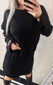 Damske pohodlne šatičky Ema black - 6