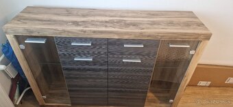 KOMODA, SPÁLŇA, VITRÍNKA, OBÝVAČKA - 6