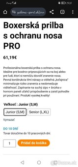Boxerská prilba s ochranu nosa PRO - zn. YAKIMASPORT - 6