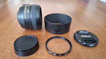Predám Nikkor 50mm f/1.4G AF-S + UV filter - 6