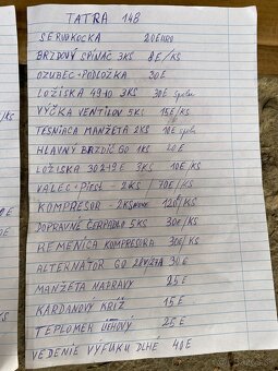 Predám náhradne diely Tatra 148 a 815 - 6