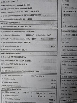 Rozpredám Fiat bravo 1.4 benzín 16 ventil - 6