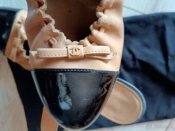 Predám originál Chanel kožené poltopánky 38.5 - 6