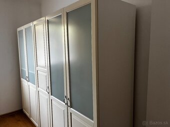 Šatníková skriňa - prírodná biela - 6