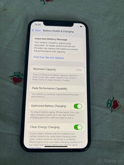 Predám Iphone XS 64GB 73% zdravie batérie - 6