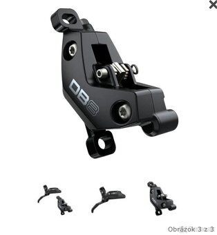Sram DB8 + kotuče , 2mesiace stare 4-piesty - 6