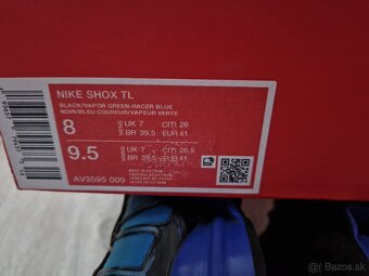 Nike Shox TL BLCK/GRN/BL vel.41 - 6