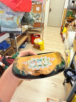 Novoborske sklo ceskoslovenske - vodna fajka,flakon - 6