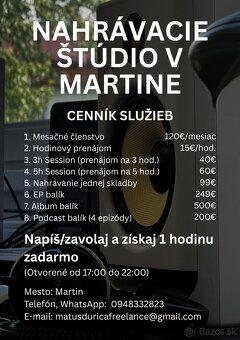 Vytvorím web, plagáty alebo vizitky do 48h, Martin a okolie - 6