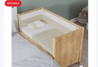 Detská postielka na kolieskach 120x60 - 6