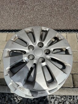 Plechové disky 5x114,3 r16 + zimne pneumatiky 205/55 r16 - 6