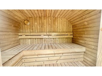 Sauna CUBE MIDI z termo dřeva - 6