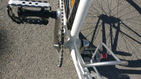 Cestný bicykel singlespeed, rám CrMo oceľ z Talianska - 6