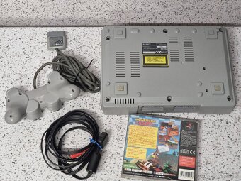 PS1 / SCPH-5502 PLAYSTATION 1 + GAMEPAD PREPAJACI KABEL GAME - 6